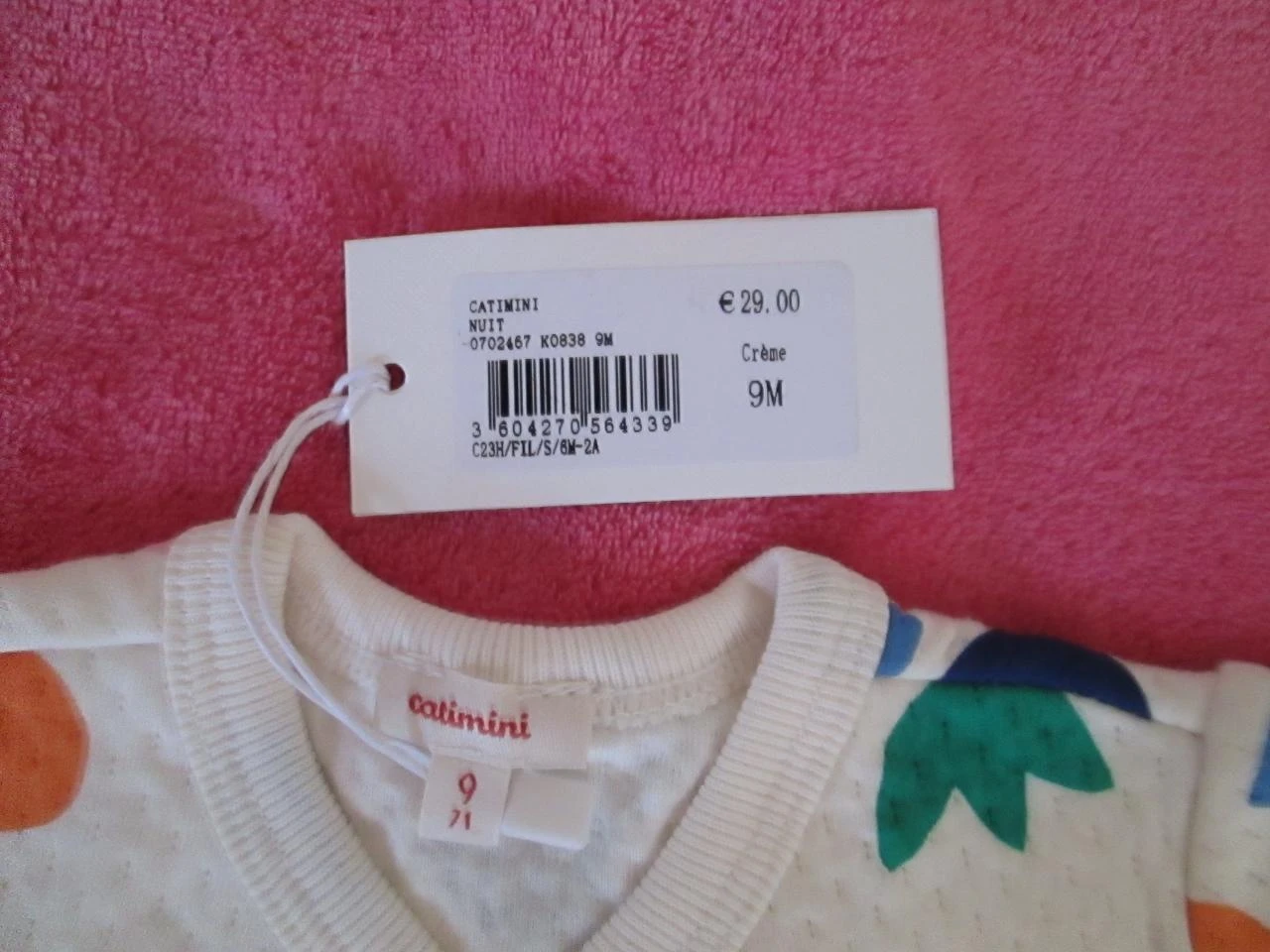 Pyjama crème Catimini – photo 3